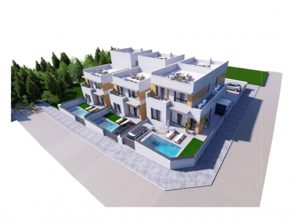 Chalet adosado con piscina privada a la venta  en Benijófar(Alicante)