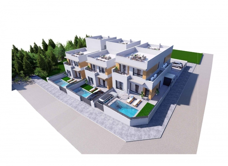 Chalet adosado con piscina privada a la venta  en Benijófar(Alicante)