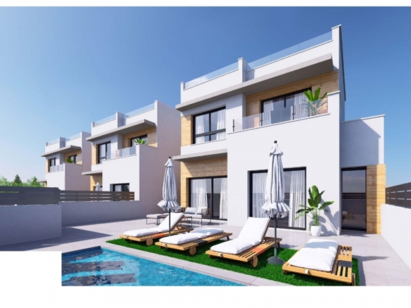 Chalet adosado con piscina privada a la venta  en Benijófar(Alicante)