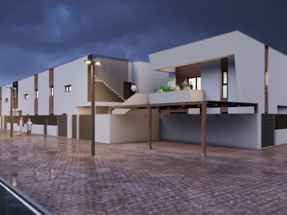 Bungalow de planta alta de 3 dormitorios a la venta con solarium en Torre-Pacheco(Murcia)