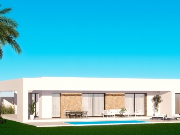 Villa de 3 dormitorios de nueva construcción con vistas al mar en Finestrat-Benidorm