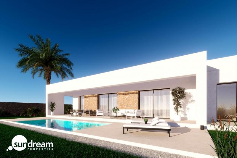 g_40097-18-19 Villa de 3 dormitorios de nueva construcción con vistas al mar en Finestrat-Benidorm