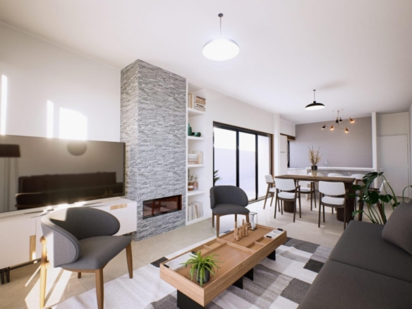 Villa de estilo ibicenco de una sola planta de 3 dormitorios a la venta en Fortuna(Murcia)