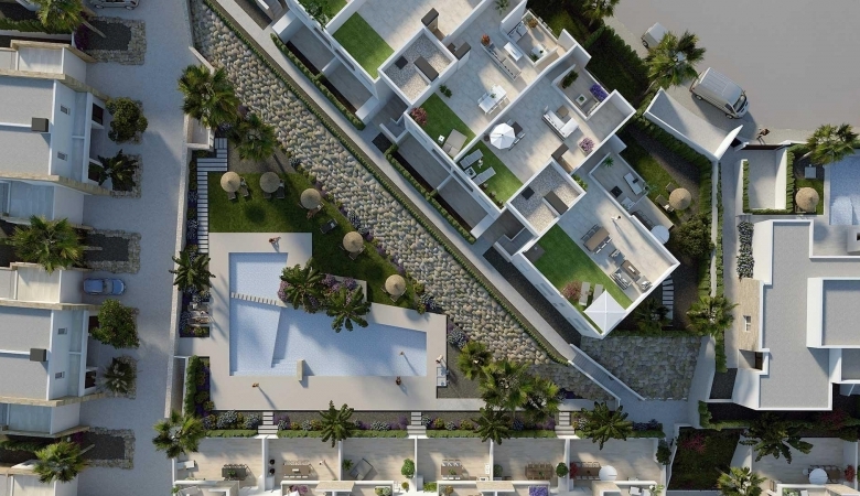 Bungalow en venta piscina y solárium Golf Resort Algorfa
