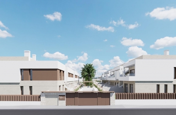 Villa obra nueva con piscina y garaje en Los Alcázares