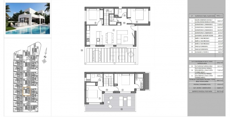 Chalet obra nueva en venta con piscina en Finestrat
