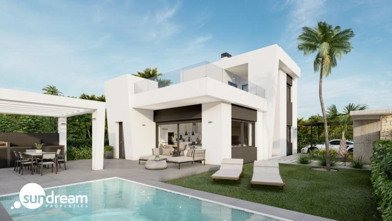 g_40466-4-7 Villa en venta obra nueva con piscina en Orihuela Costa
