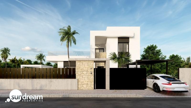 g_40466-4-8 Villa en venta obra nueva con piscina en Orihuela Costa