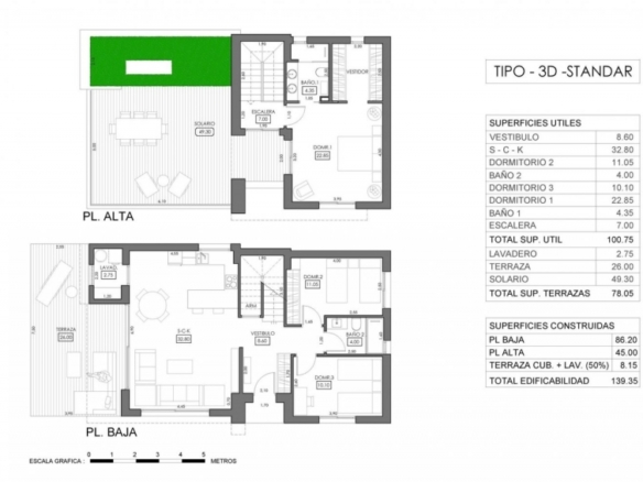 Villa en venta obra nueva con piscina en Orihuela Costa