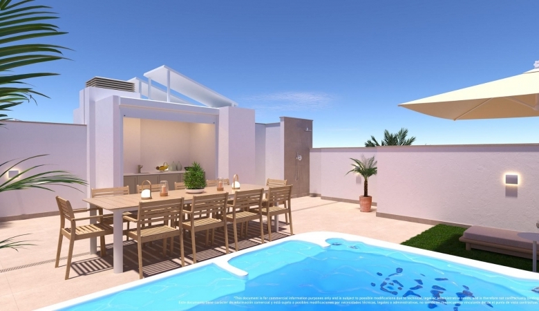 Bungalow en venta obra nueva en Pilar de la Horadada