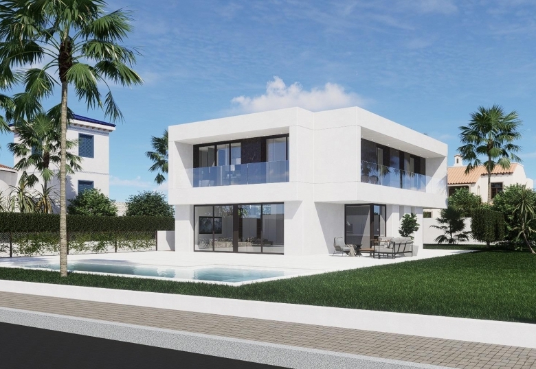 Villa de lujo obra nueva en venta en La Zenia Orihuela
