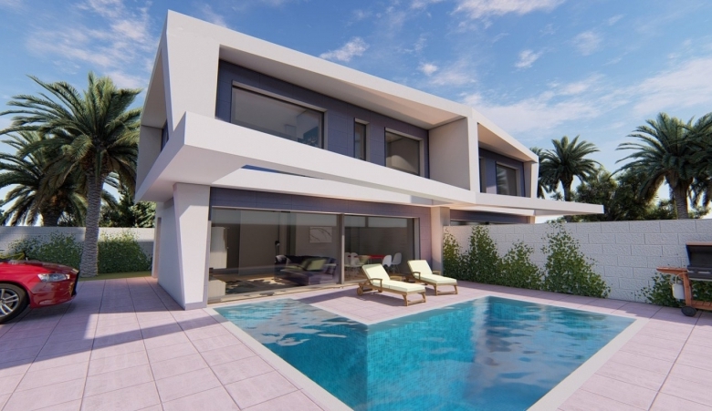 Villa adosada en venta obra nueva en Gran Alacant