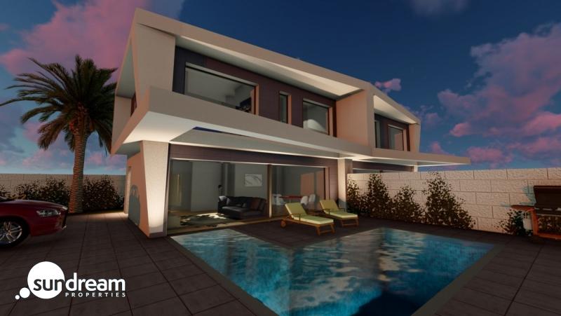Villa adosada en venta obra nueva en Gran Alacant