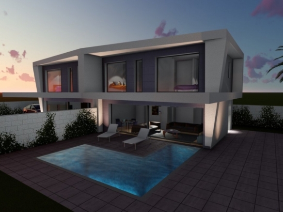 Villa adosada en venta obra nueva en Gran Alacant