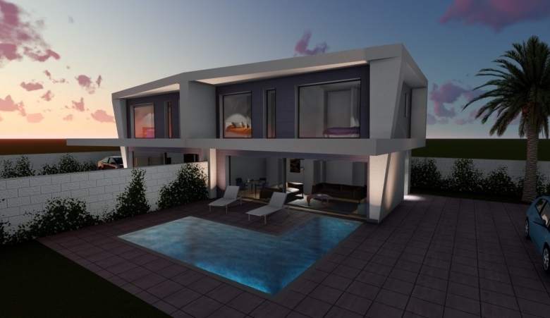 Villa adosada en venta obra nueva en Gran Alacant