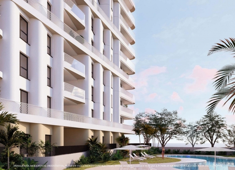 Ático en venta obra nueva con piscina en Villajoyosa