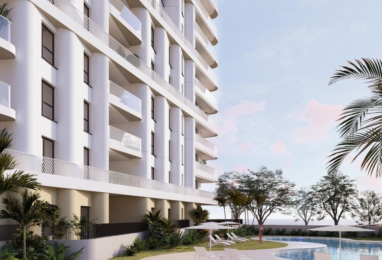 Ático en venta obra nueva con piscina en Villajoyosa