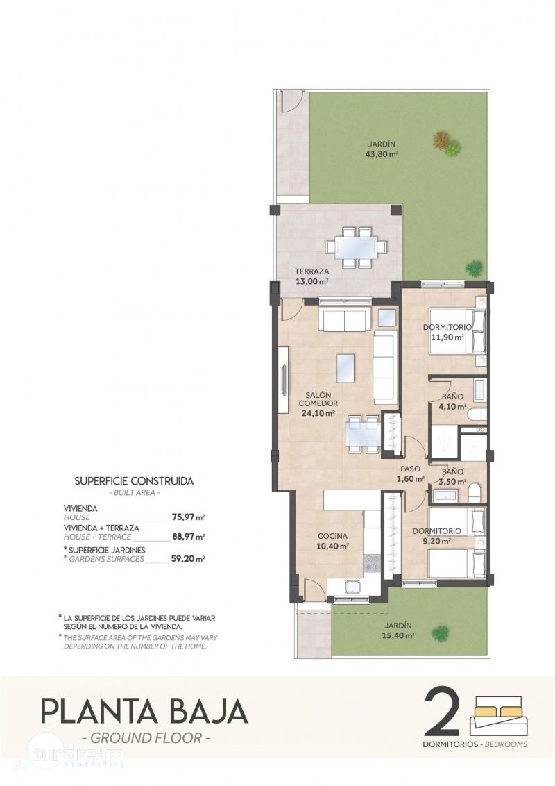 g_41360-20-13 Bungalow en venta obra nueva con piscina San Miguel