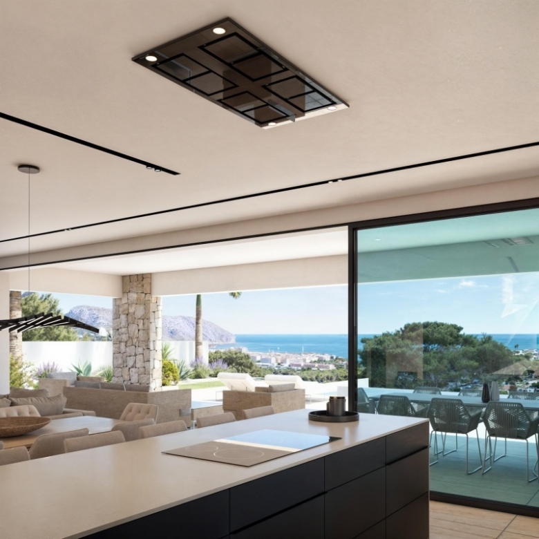 Villa de lujo de 4 dormitorios y piscina privada con vistas al mar en Moraira