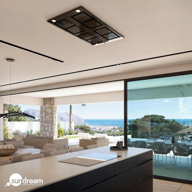 g_41388-6-5 Villa de lujo de 4 dormitorios y piscina privada con vistas al mar en Moraira