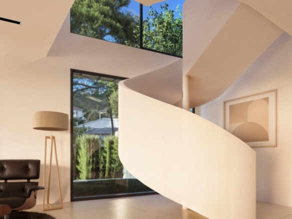 Villa de lujo de 4 dormitorios y piscina privada con vistas al mar en Moraira