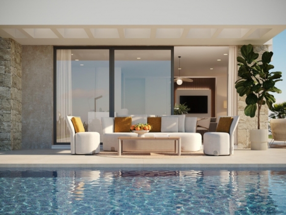 Chalet en venta obra nueva con piscina en Finestrat