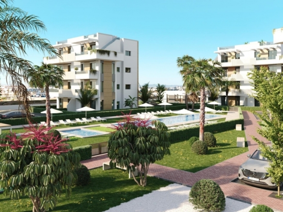 Apartamento turístico de 2 dormitorios en Santa Rosalía Lake and Life Resort Costa Cálida