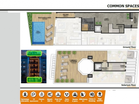 Piso en venta obra nueva Playa del Cura Torrevieja