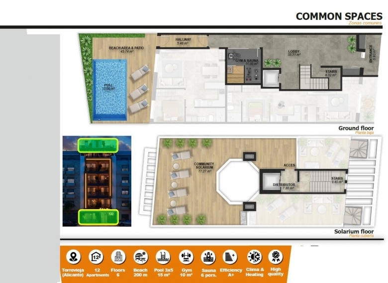 Piso en venta obra nueva Playa del Cura Torrevieja