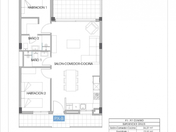 Piso en venta obra nueva con garaje en Cala Finestrat