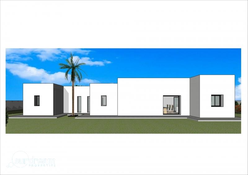 Villa moderna en venta obra nueva con piscina en Aspe