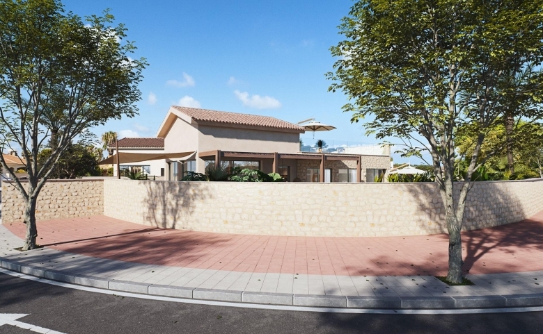Villa en venta con piscina zona playa Cabo de Palos