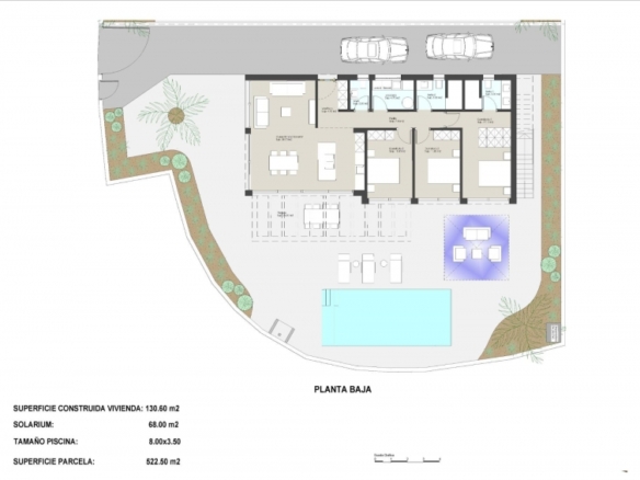 Villa en venta con piscina zona playa Cabo de Palos