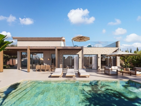 Villa en venta con piscina zona playa Cabo de Palos