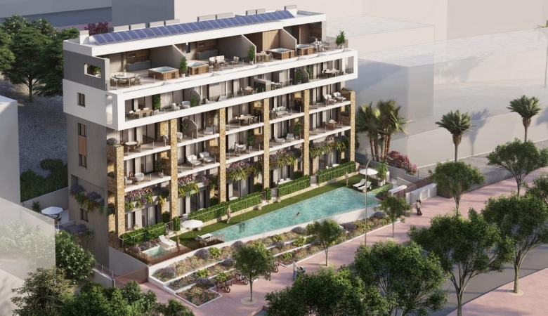 Apartamento de lujo de 2 dormitorios con vistas panorámicas al mar en Villajoyosa