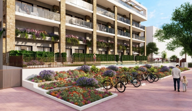 Apartamento de lujo de 2 dormitorios con vistas panorámicas al mar en Villajoyosa