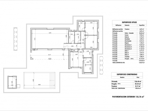 Villa en venta obra nueva con piscina en Aspe