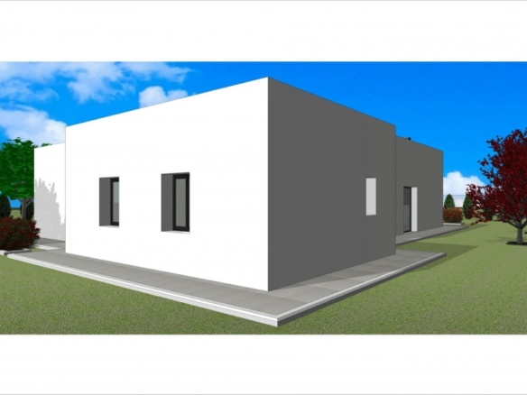 Villa en venta obra nueva con piscina en Aspe