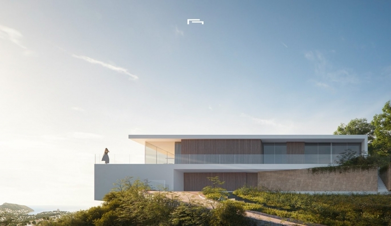 Villa de lujo obra nueva con piscina en Moraira
