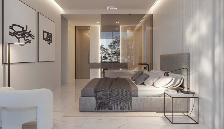 Villa de lujo obra nueva con piscina en Moraira