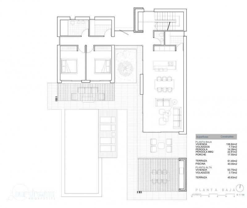 g_41905-6-3 Villa en venta obra nueva con piscina en Jávea