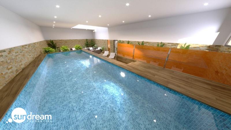 Ático moderno de 2 dormitorios con solarium privado a la venta en el centro de Torrevieja(Alicante)