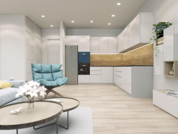Ático moderno de 2 dormitorios con solarium privado a la venta en el centro de Torrevieja(Alicante)
