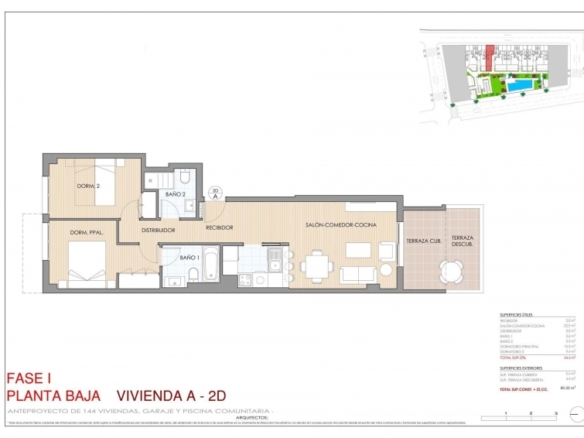 Apartamento de 2 dormitorios a la venta a 300 metros de la playa en Águilas (Murcia)