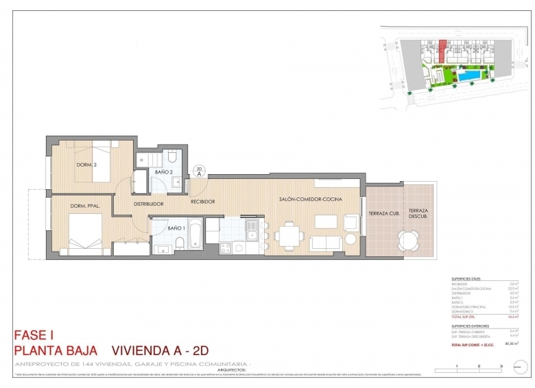 Apartamento de 2 dormitorios a la venta a 300 metros de la playa en Águilas (Murcia)