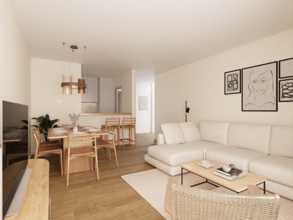 Apartamento de 2 dormitorios a la venta a 300 metros de la playa en Águilas (Murcia)