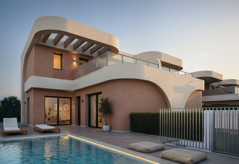 Villa adosada de nueva construcción con 3 dormitorios a la venta en Daya Nueva