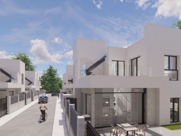 Villa en venta obra nueva con piscina Los Montesinos