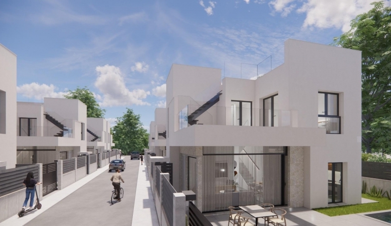 Villa en venta obra nueva con piscina Los Montesinos