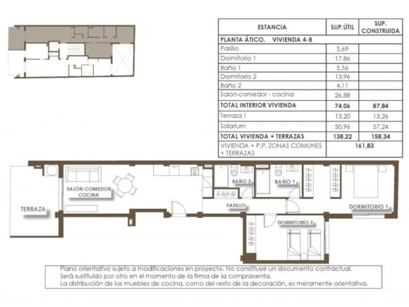 Atico en venta obra nueva en Playa del Cura Torrevieja